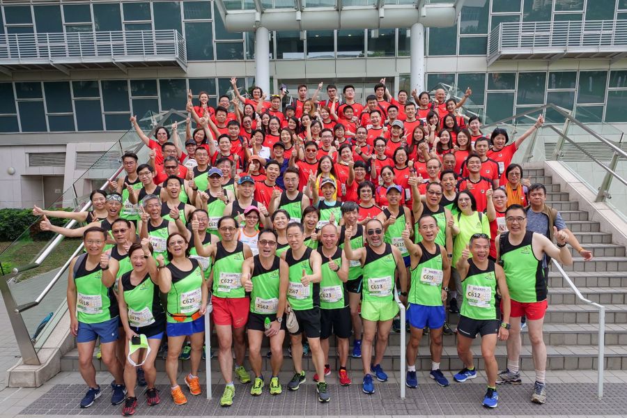 Shun Hing athletes ran for joy and tried to perform their best to finish the Run under the bright shining of the sun.